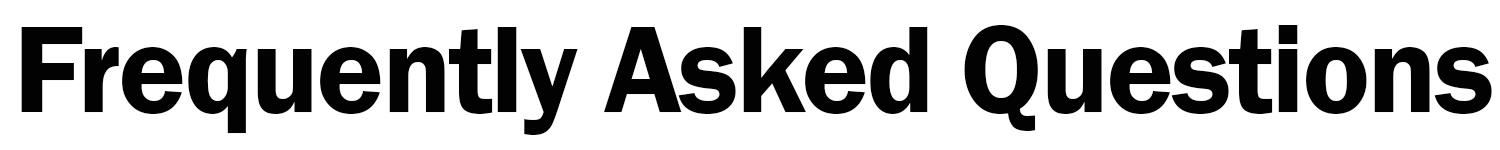 Frequently Asked Questions