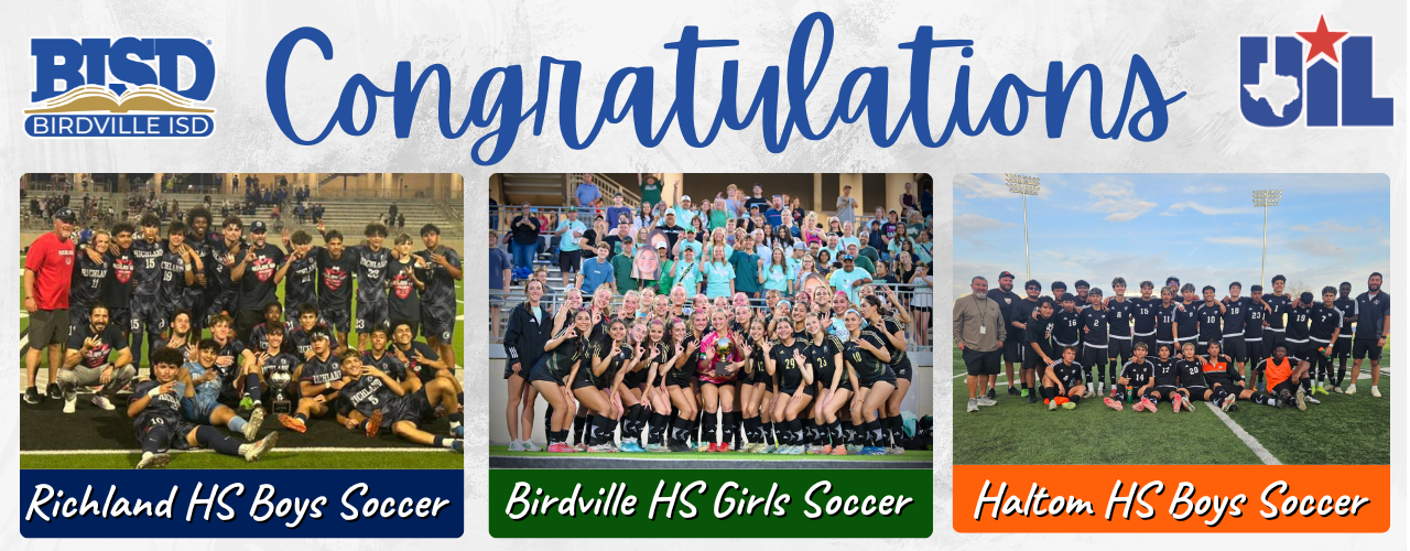 ⚽🏆Congrats to our high school soccer teams for advancing to the UIL Playoffs!