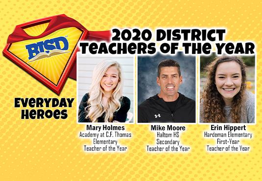 2020 District Teachers of the Year 
