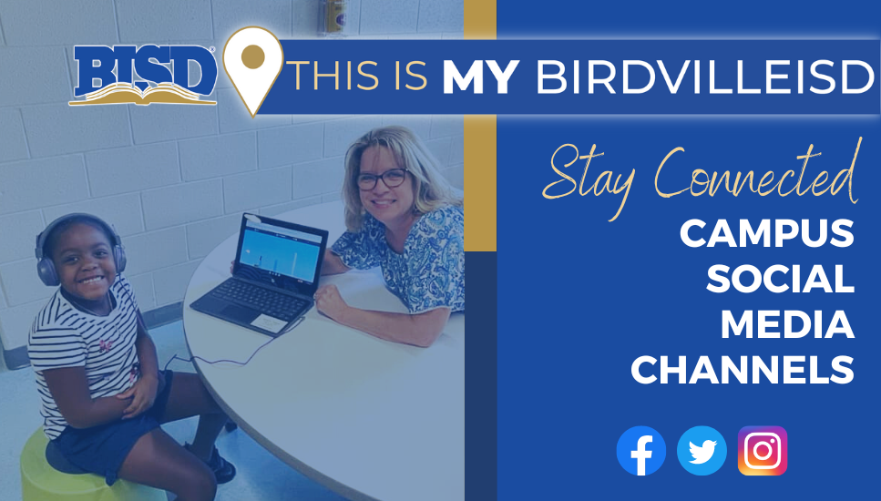 Stay Connected Campus Social Media Channels
