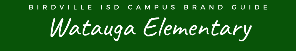 Watauga Elementary Banner