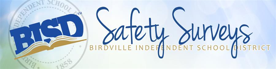 header for Safety Surveys with BISD logo 