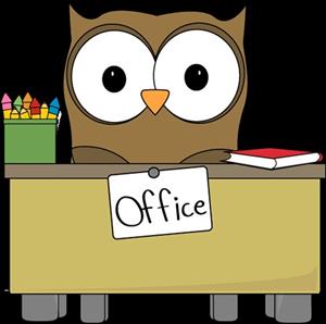 Owl at a Desk
