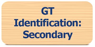 Select for GT Indentification Secondary 
