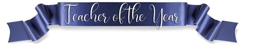 Teacher of the Year banner 